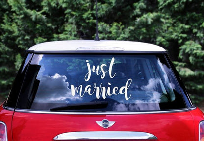 Just Married Αυτοκόλλητο