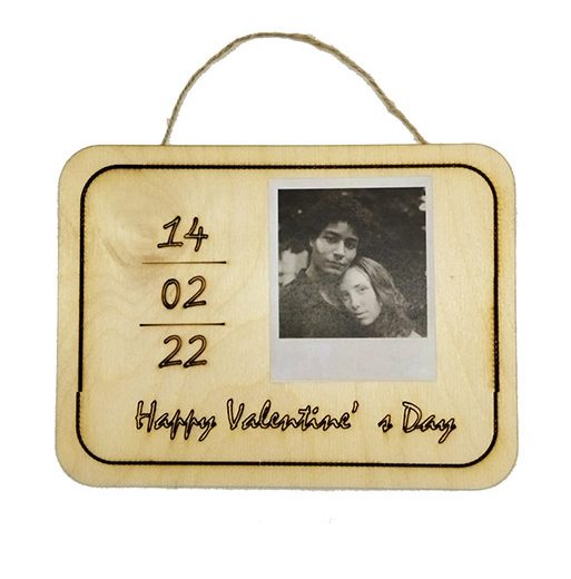 Καδράκι Βαλεντίνου με φωτογραφία