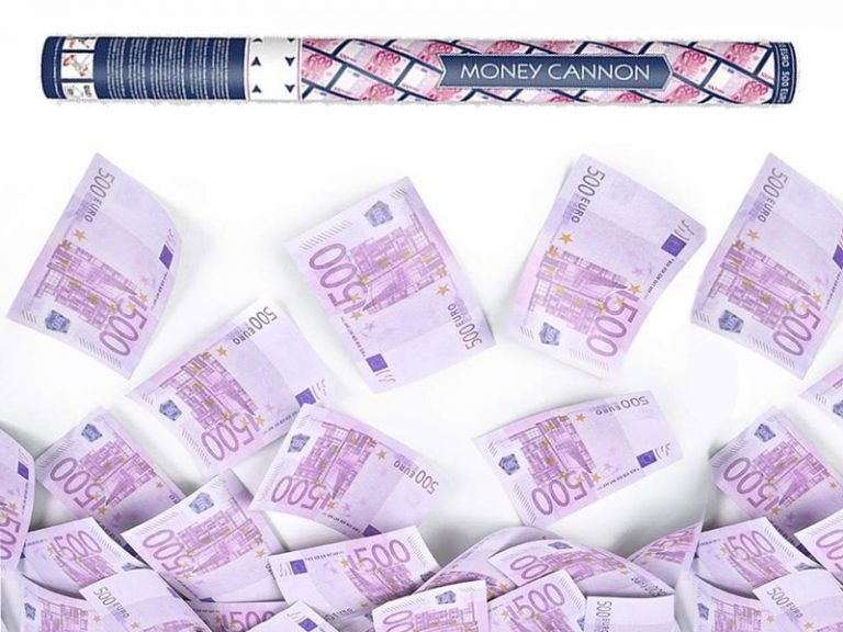 Κανονάκι με χαρτονομίσματα 500 ευρώ