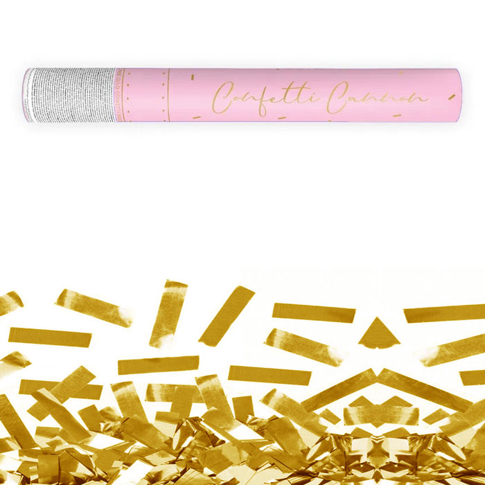 Κανονάκι με χρυσό κομφετί