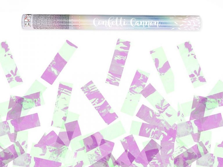 Κανονάκι με ιριδίζον κομφετί