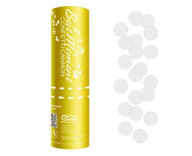 Κανονάκι με λευκό κομφετί Best Moment