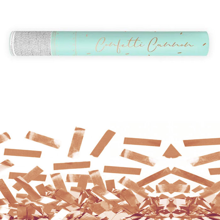 Κανονάκι με rosegold κομφετί