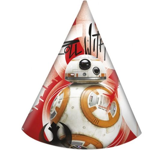 Καπέλα πάρτυ Star Wars Episode 8 (6 τεμ)