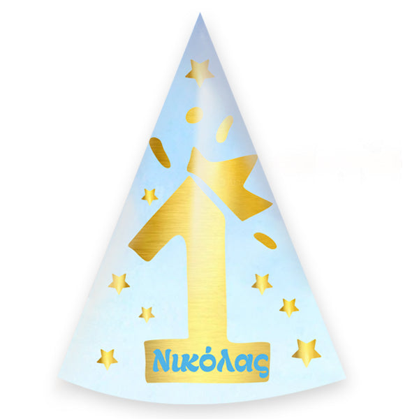 Καπελάκι πάρτυ 1st Birthday Boy (4 τεμ)