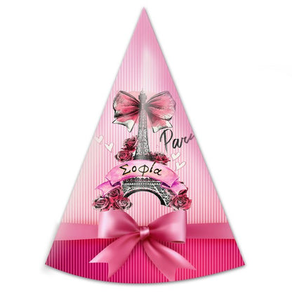 Καπελάκι πάρτυ Girl in Paris (4 τεμ)
