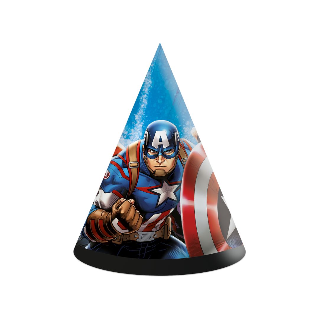 Καπελάκια πάρτυ Avengers (6 τεμ)