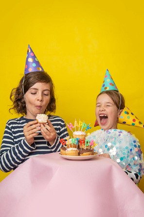 Καπελάκια πάρτυ Πουά Mix (6 τεμ)