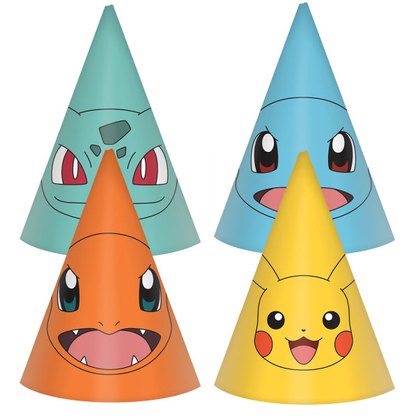 Καπελάκια πάρτυ Pokemon παρέα (8 τεμ)