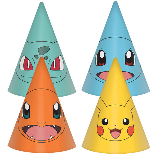 Καπελάκια πάρτυ Pokemon παρέα (8 τεμ)