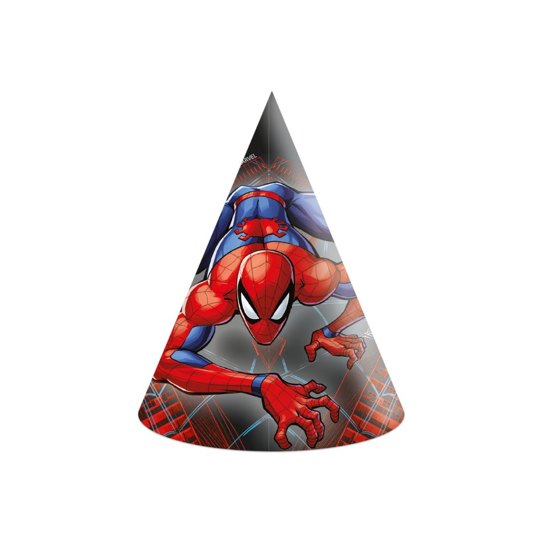 Καπελάκια πάρτυ Spiderman (6 τεμ)