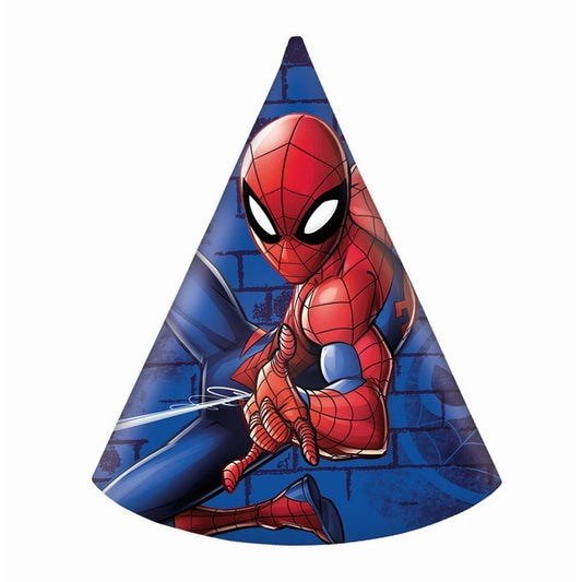 Καπελάκια πάρτυ Spiderman Team Up (6 τεμ))