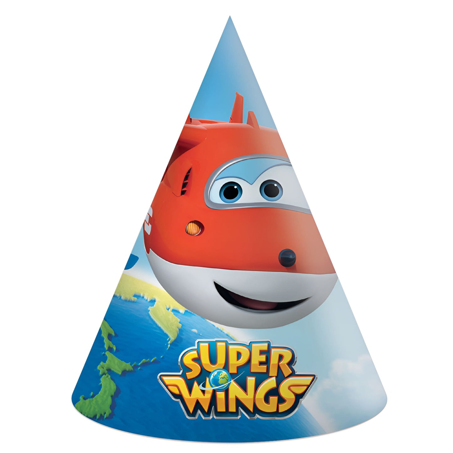 Καπελάκια Πάρτυ - Super Wings (6 τεμ)