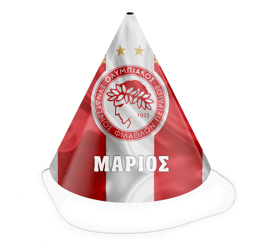 Καπελάκια πάρτυ Ολυμπιακός (4 τεμ)