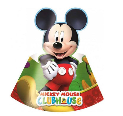 Καπελάκια Playful Mickey με αυτάκια (6 τεμ)
