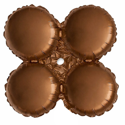 Καφέ - Αδιάβροχο LongLife Μπαλόνι για γιρλάντα 45 cm