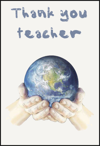 Κάρτα για Δασκάλα "Πλανήτης Γη"