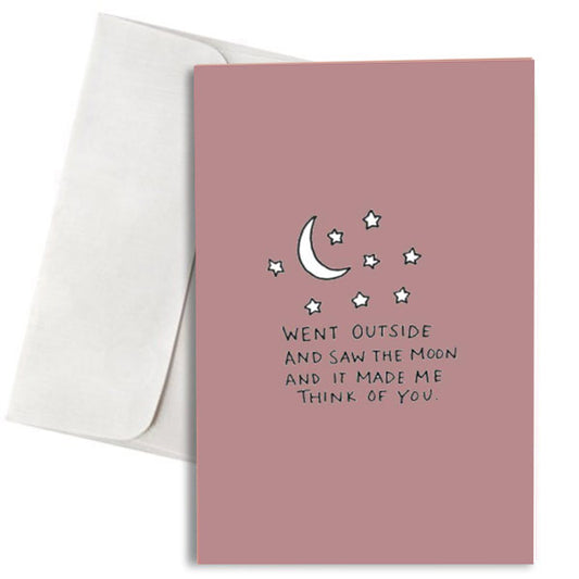 Κάρτα Αγάπης "When I look the Moon"