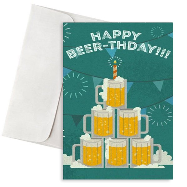 Κάρτα Γενεθλίων - Beerthday