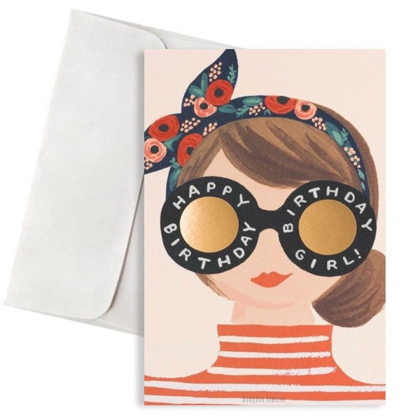 Κάρτα Γενεθλίων - Stylish Girl