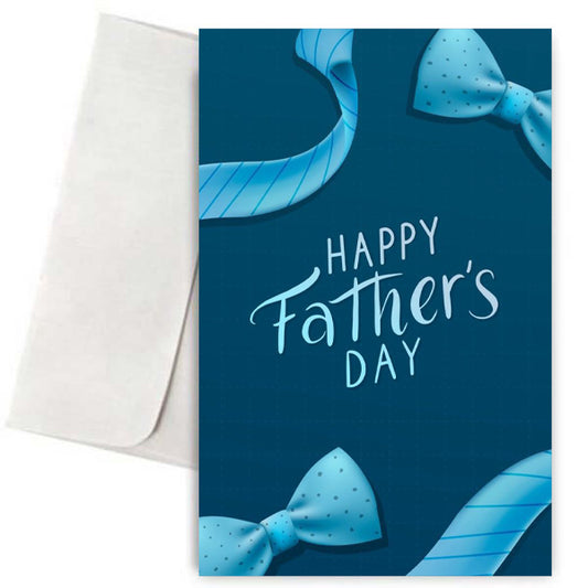 Κάρτα για Μπαμπά - Happy Father's Day Blue