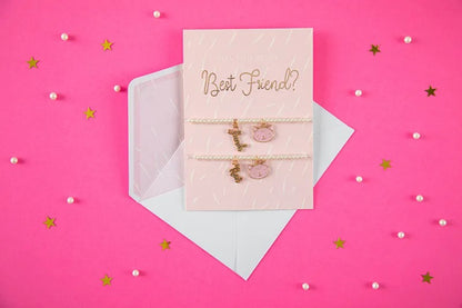 Κάρτα με βραχιόλια Best Friends