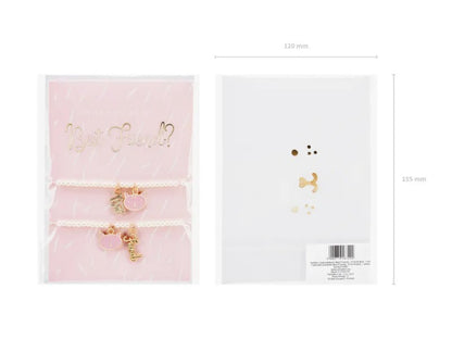 Κάρτα με βραχιόλια Best Friends