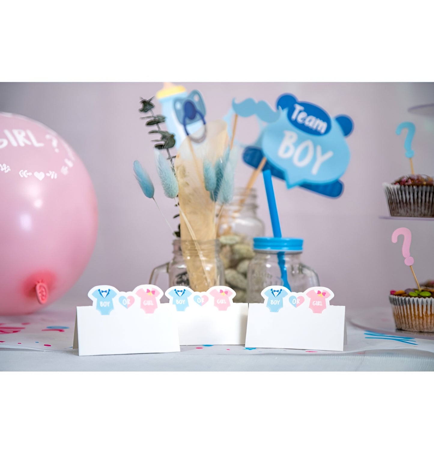 Καρτελάκι για Τραπέζι – Boy or Girl (6 τεμ)