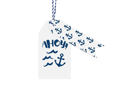 Καρτελάκια για Δώρα "AHOY'