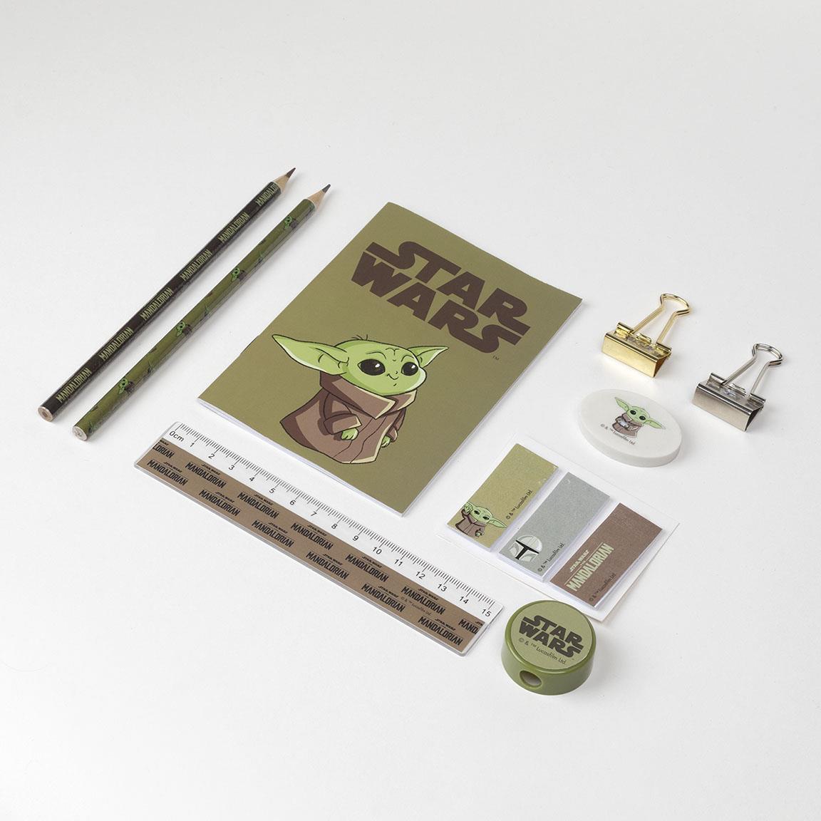 Κασετίνα γεμάτη σχολικά είδη - The Mandalorian Grogu