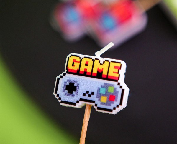 Κεράκια τούρτας Game On (5 τεμ)