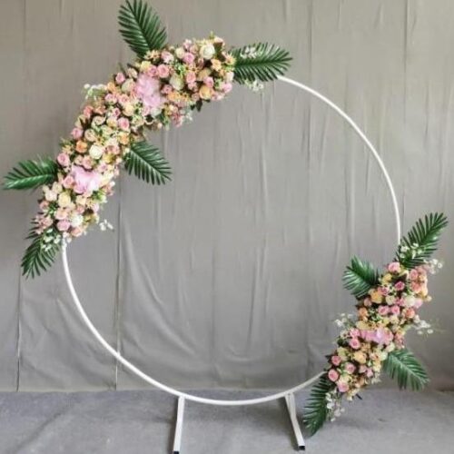 Κυκλική μεταλλική βάση για μπαλόνια/μουσαμά (3 μεγέθη) - 1,30m