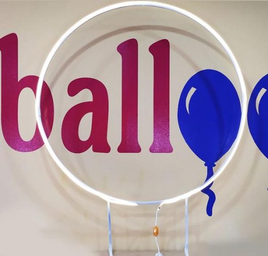 Κυκλική μεταλλική βάση για μπαλόνια/μουσαμά (3 μεγέθη) - 1,30m