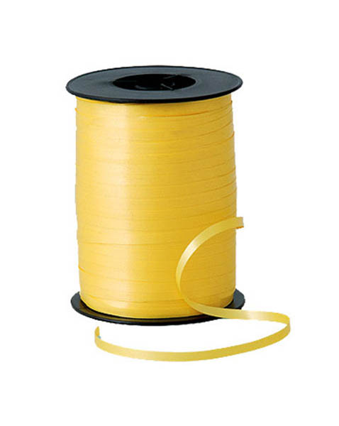 Κίτρινη Ξυλοκορδέλα για μπαλόνια 500μ
