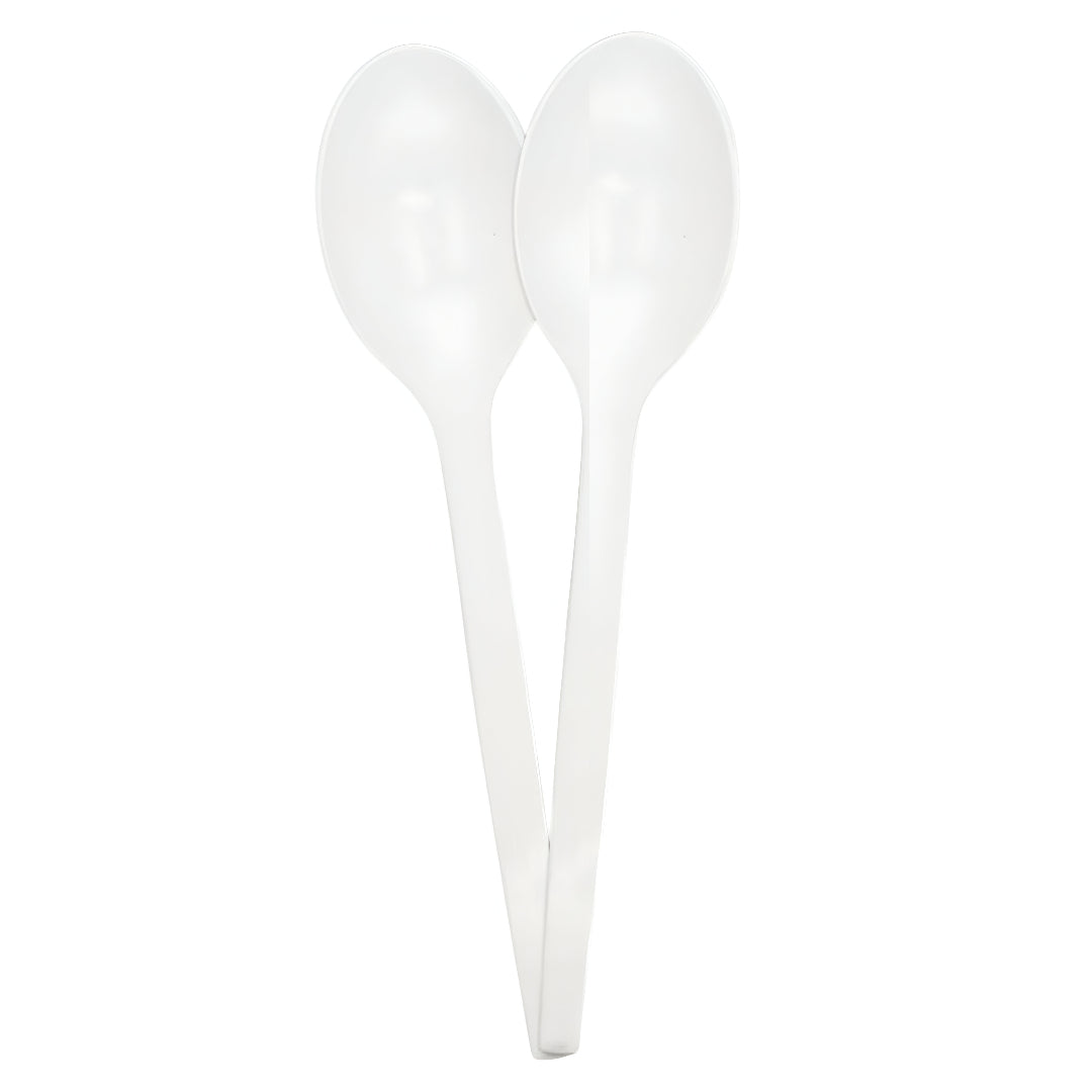 Κουταλάκια Άσπρα Πολλαπλών Χρήσεων (10 τεμ)