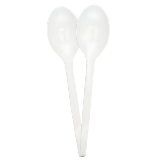 Κουταλάκια Άσπρα Πολλαπλών Χρήσεων (10 τεμ)