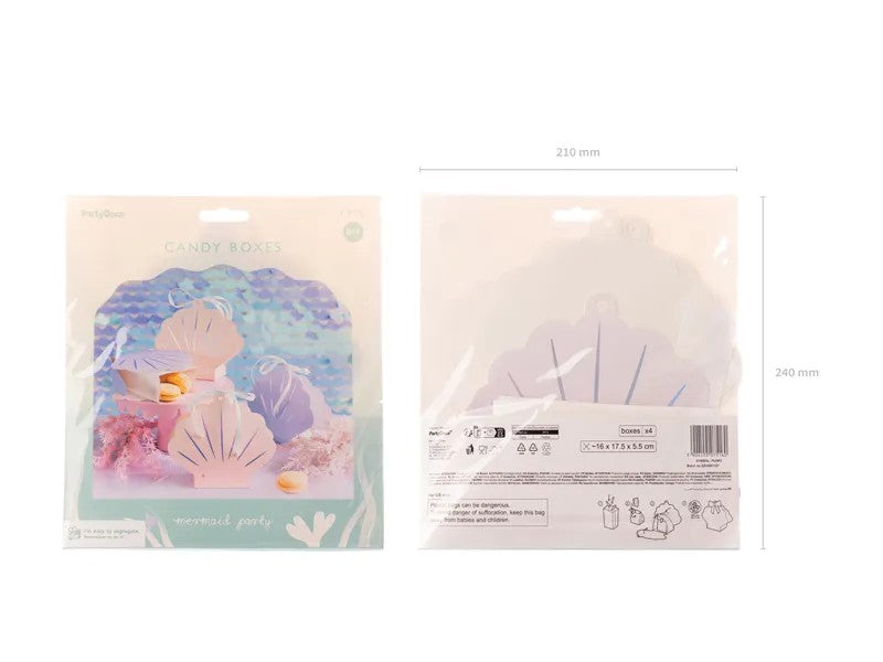 Κουτί κραφτ Kοχύλι (4 τεμ)