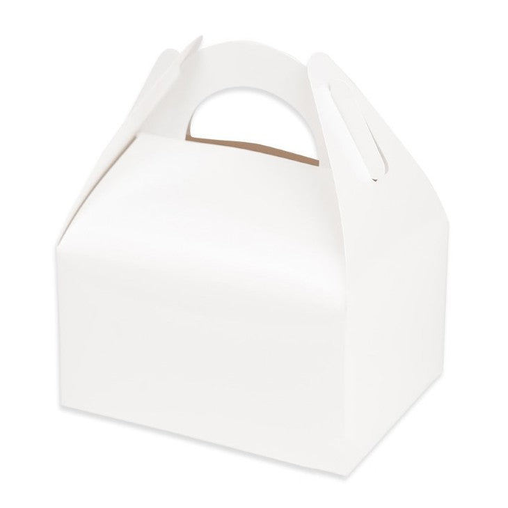 Λευκό Lunch Box – Χάρτινα Κουτάκια Φαγητού (6 τεμ)