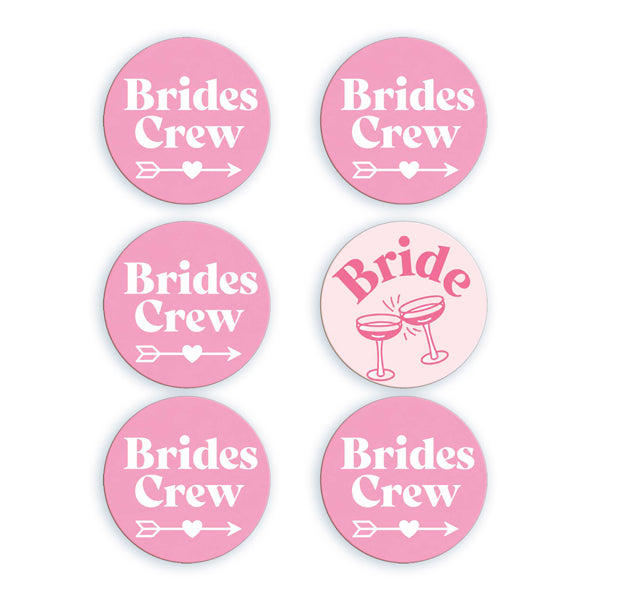 Σετ Κονκάρδες Bachelorette - Brides Crew