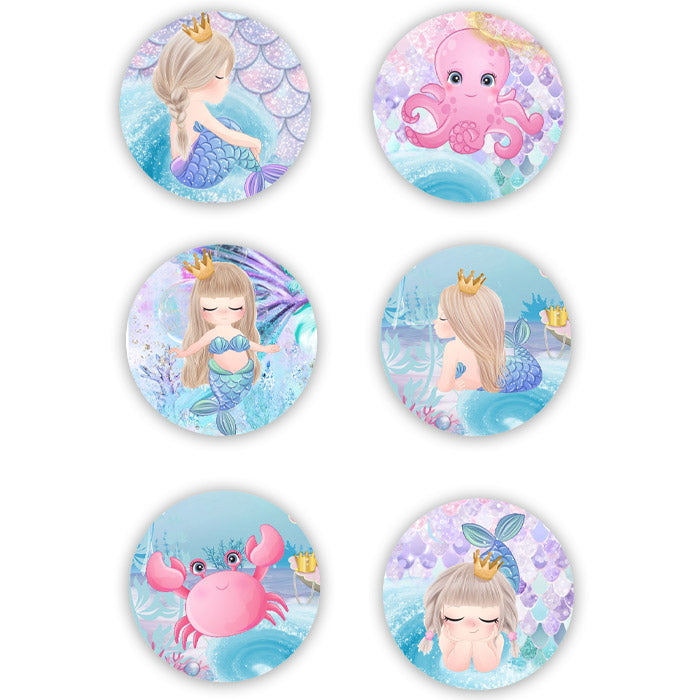 Κονκάρδες Γοργόνα (6 τεμ)