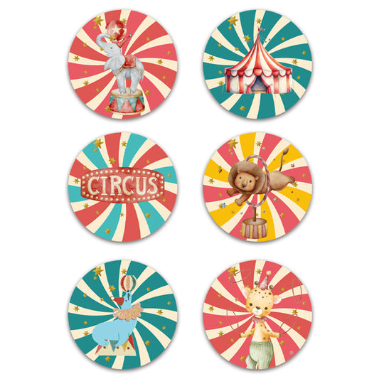 Κονκάρδες πάρτι Τσίρκο (6 τεμ)
