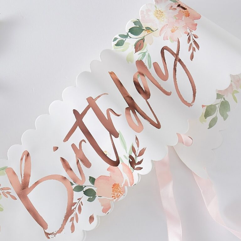 Κορδέλα It's My Birthday Φλοράλ