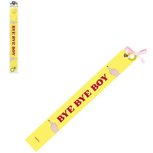 Κορδέλα κίτρινη Bye Bye Boy 1.5μ