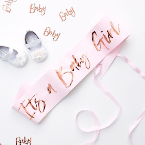 Κορδέλα ροζ It's A Baby Girl