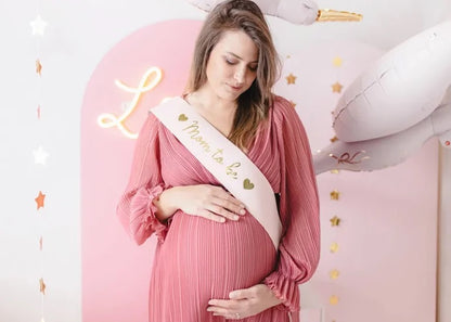 Κορδέλα ροζ σατέν Mom to Be