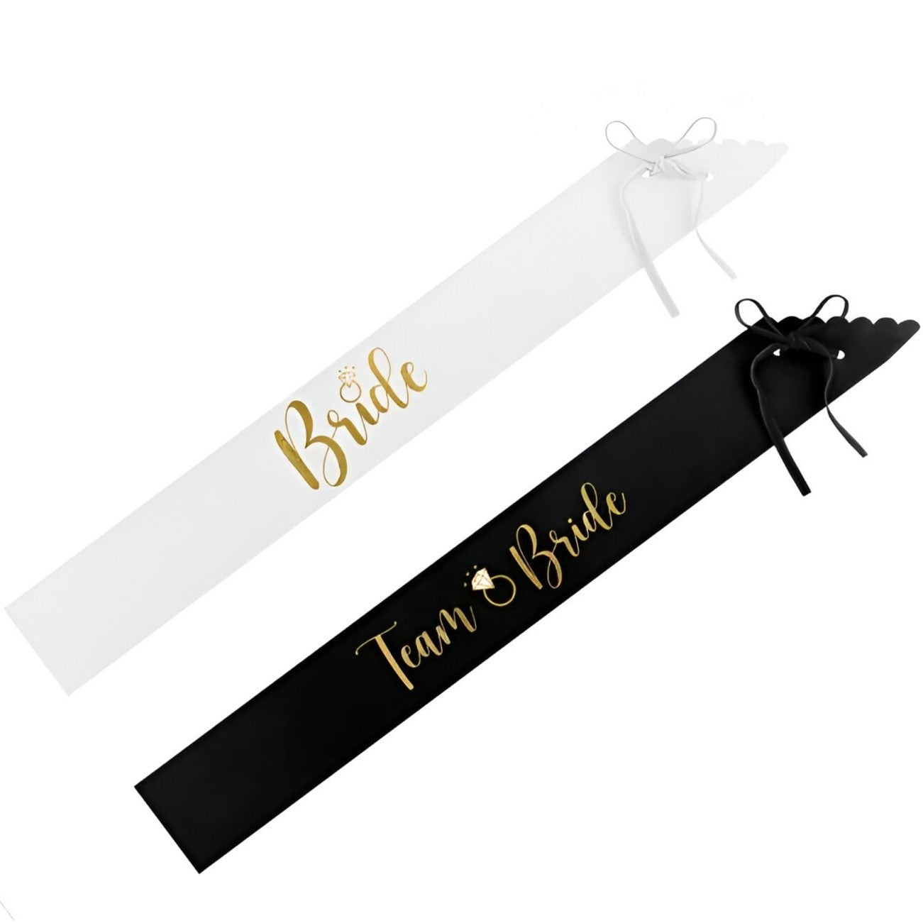 Κορδέλες για Bachelorette - Bride & Team Bride (6 τεμ)