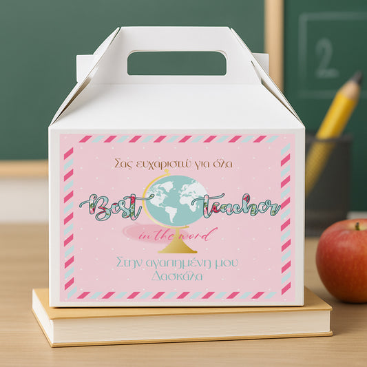Κουτί - Δώρο για την Δασκάλα Best Teacher In The World