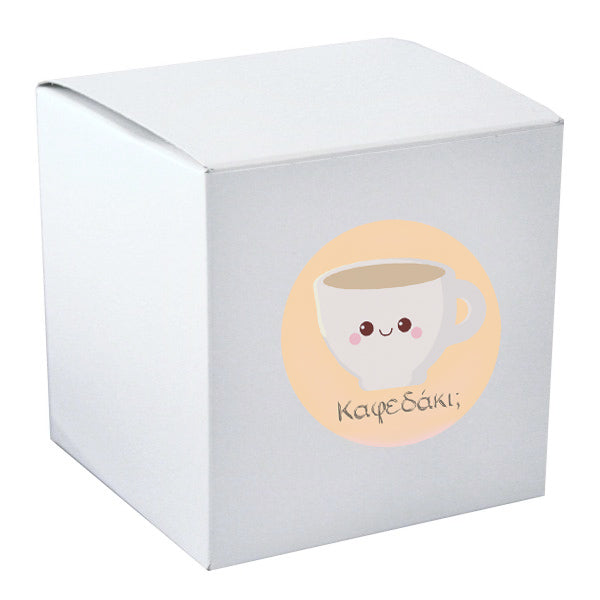 Κούπα για ζευγάρι "Μέτρο Αγάπης ‎( • )( • )"