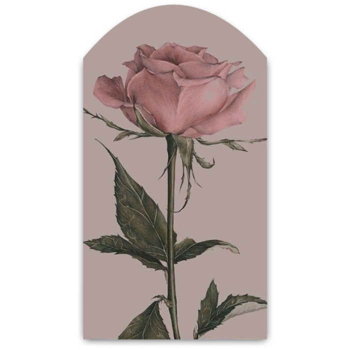 Ξύλινο διακοσμητικό Τριαντάφυλλο