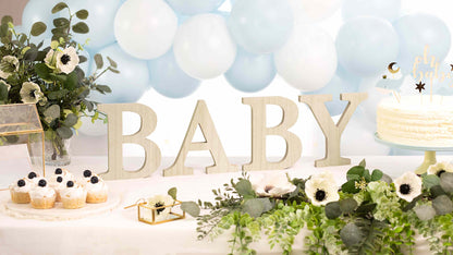 Ξύλινο διακοσμητικό τραπεζιού BABY